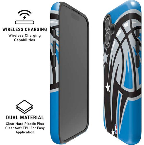 NBA Orlando Magic Large Logo iPhone 16 Plus Magsafe Impact Case