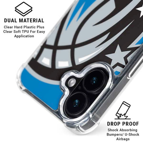 NBA Orlando Magic Large Logo iPhone 17 Clear Case