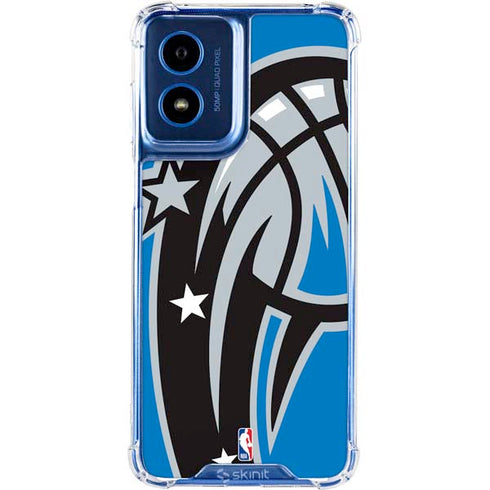 NBA Orlando Magic Large Logo Moto G Play 4G (2024) Clear Case