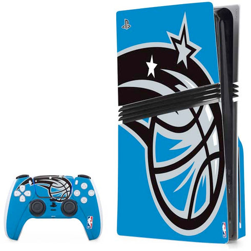 NBA Orlando Magic Large Logo PS5 Pro Disk Bundle Skin