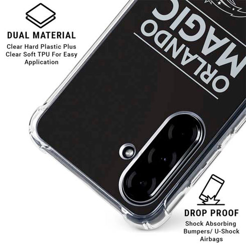 NBA Orlando Magic Standard - Black Galaxy A36 5G Clear Case