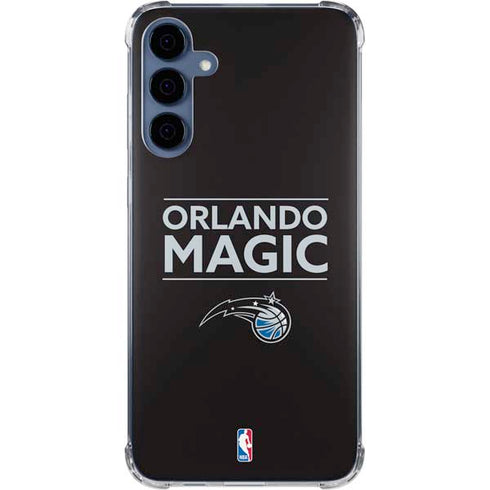 NBA Orlando Magic Standard - Black Galaxy A55 5G Clear Case