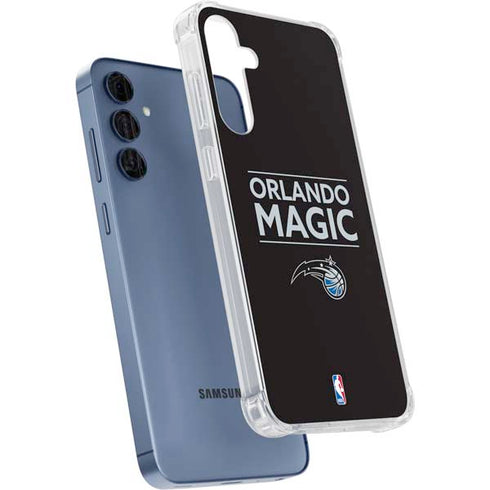 NBA Orlando Magic Standard - Black Galaxy A55 5G Clear Case