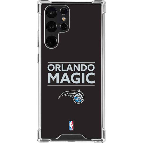 NBA Orlando Magic Standard - Black Galaxy S23 Ultra Clear Case