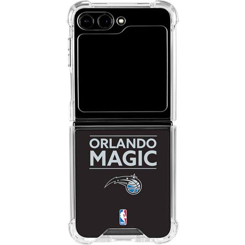 NBA Orlando Magic Standard - Black Galaxy Z Flip6 Clear Case
