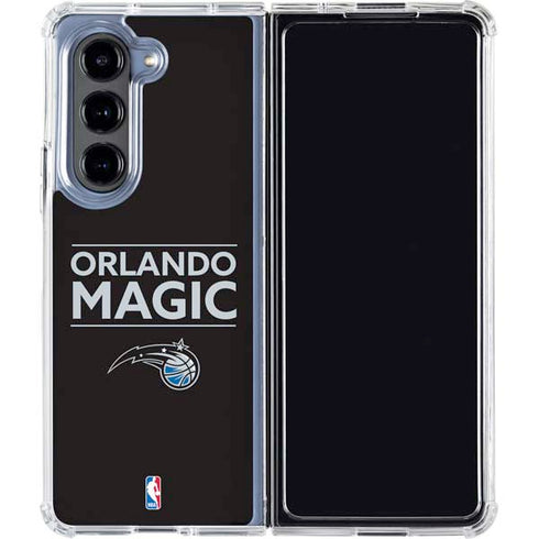 NBA Orlando Magic Standard - Black Galaxy Z Fold5 5G Clear Case