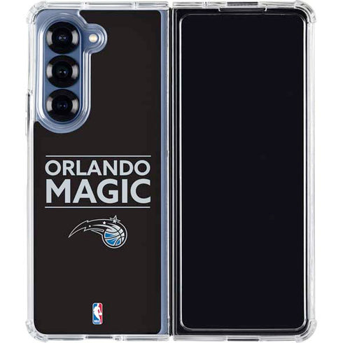 NBA Orlando Magic Standard - Black Galaxy Z Fold6 Clear Case