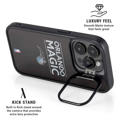 NBA Orlando Magic Standard - Black iPhone 14 Pro Max Kickstand Case
