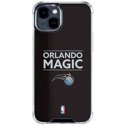 NBA Orlando Magic Standard - Black iPhone 15 Clear Case