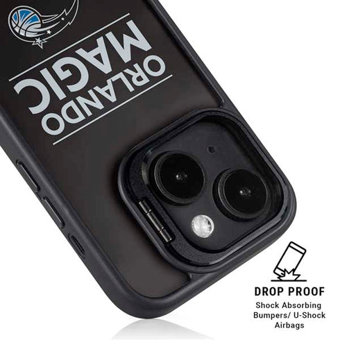 NBA Orlando Magic Standard - Black iPhone 15 Kickstand Case