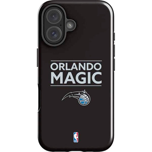 NBA Orlando Magic Standard - Black iPhone 16 Impact Case