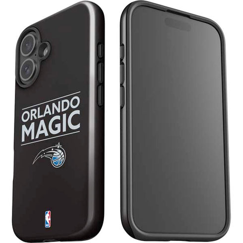 NBA Orlando Magic Standard - Black iPhone 16 Impact Case