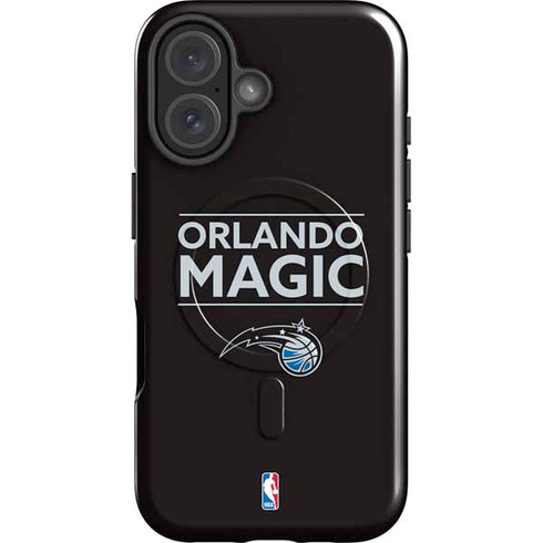 NBA Orlando Magic Standard - Black iPhone 16 Magsafe Impact Case