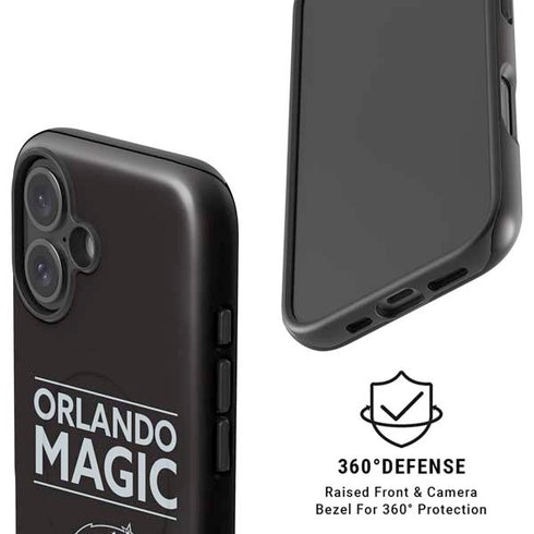 NBA Orlando Magic Standard - Black iPhone 16 Magsafe Impact Case