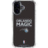 NBA Orlando Magic Standard - Black iPhone 16 Plus Clear Case