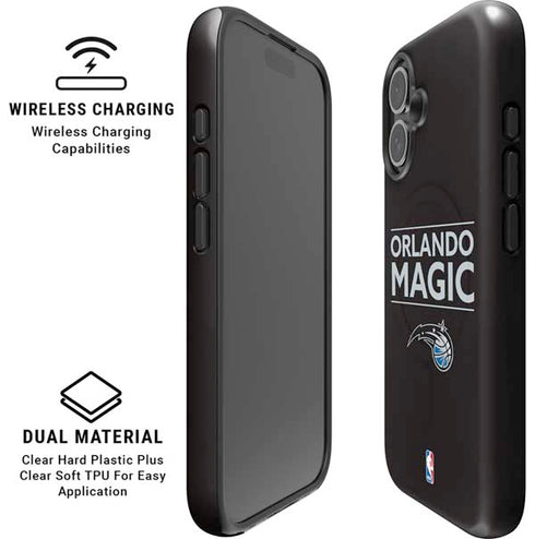 NBA Orlando Magic Standard - Black iPhone 16 Plus Magsafe Impact Case
