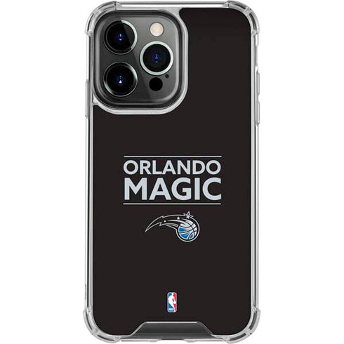 NBA Orlando Magic Standard - Black iPhone 16 Pro Clear Case