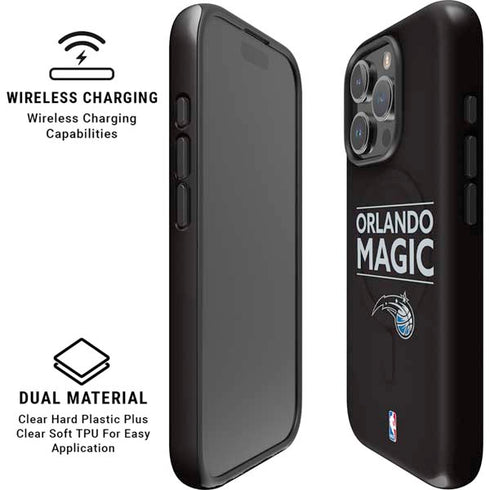 NBA Orlando Magic Standard - Black iPhone 16 Pro Magsafe Impact Case