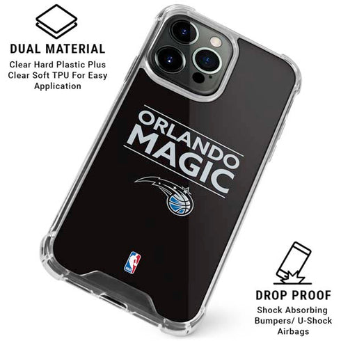 NBA Orlando Magic Standard - Black iPhone 16 Pro Max Clear Case