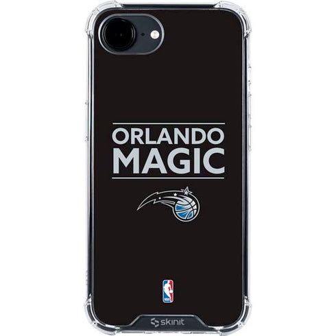 NBA Orlando Magic Standard - Black iPhone 16e Clear Case