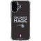 NBA Orlando Magic Standard - Black iPhone 17 Clear Case