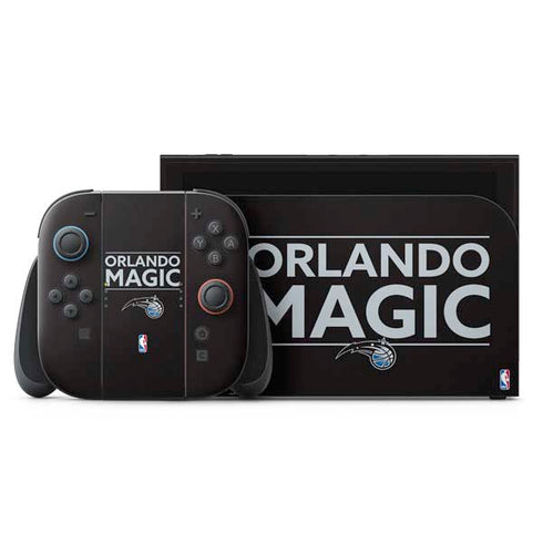 NBA Orlando Magic Standard - Black Nintendo Switch 2 (2025) with Joy-Con Skin