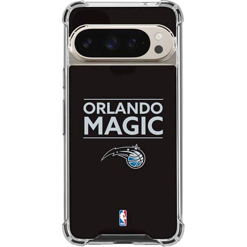 NBA Orlando Magic Standard - Black Pixel 9/9 Pro Clear Case