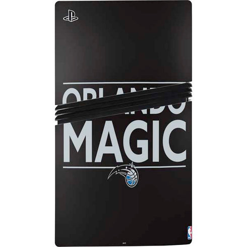 NBA Orlando Magic Standard - Black PS5 Pro Disk Console Skin
