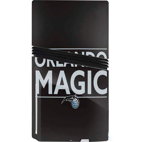 NBA Orlando Magic Standard - Black PS5 Pro Disk Console Skin