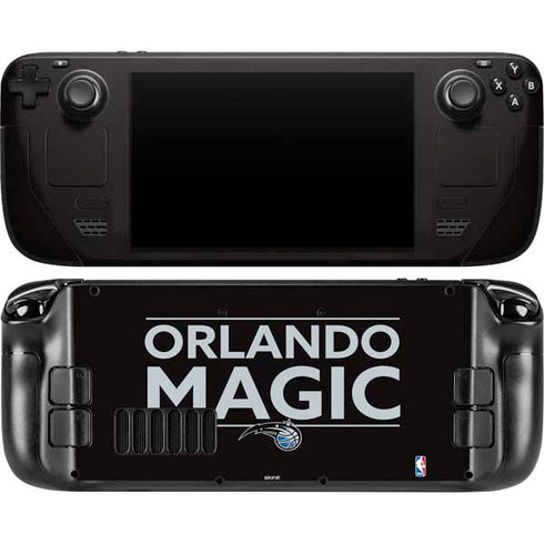 NBA Orlando Magic Standard - Black Steam Deck Handheld Gaming Computer OLED Skin