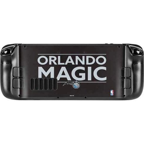 NBA Orlando Magic Standard - Black Steam Deck Handheld Gaming Computer Skin