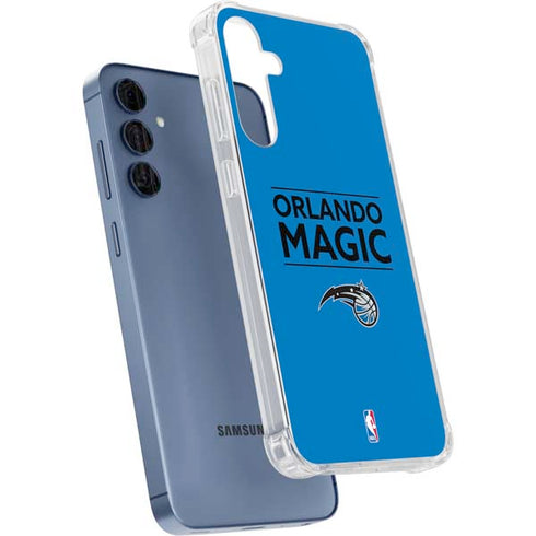 NBA Orlando Magic Standard - Blue Galaxy A55 5G Clear Case
