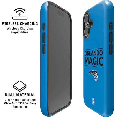 NBA Orlando Magic Standard - Blue iPhone 16 Magsafe Impact Case