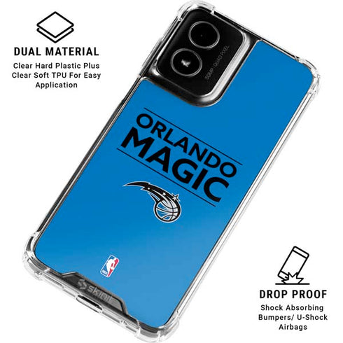 NBA Orlando Magic Standard - Blue Moto G Power 5G (2024) Clear Case