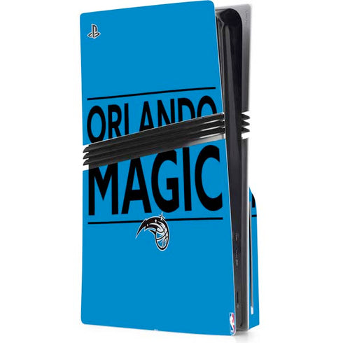 NBA Orlando Magic Standard - Blue PS5 Pro Disk Console Skin