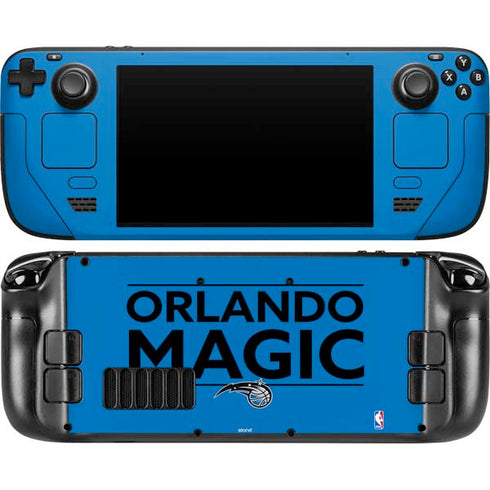 NBA Orlando Magic Standard - Blue Steam Deck Handheld Gaming Computer OLED Skin