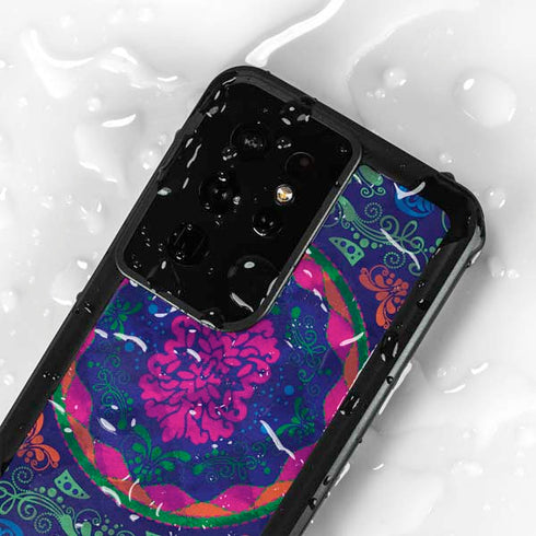 Ornate Swirls Galaxy S24 Ultra Waterproof Case