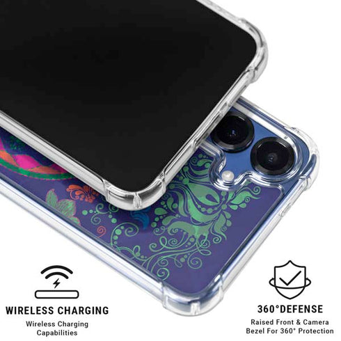 Ornate Swirls Galaxy S25 Clear Case