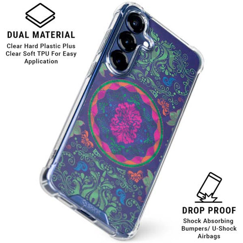 Ornate Swirls Galaxy S25 Clear Case