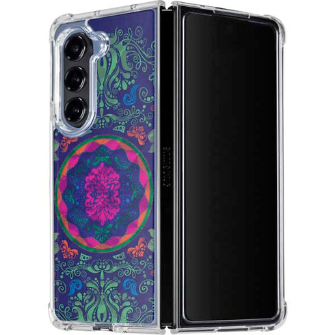 Ornate Swirls Galaxy Z Fold5 5G Clear Case