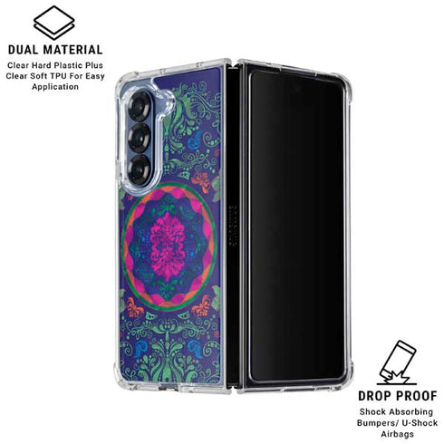 Ornate Swirls Galaxy Z Fold6 Clear Case