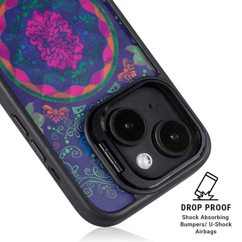 Ornate Swirls iPhone 14 Kickstand Case