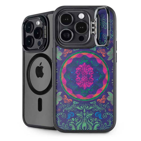 Ornate Swirls iPhone 15 Pro Kickstand Case