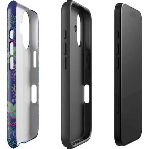 Ornate Swirls iPhone 16 Impact Case