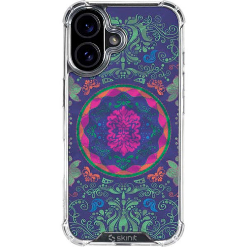 Ornate Swirls iPhone 16 Plus Clear Case