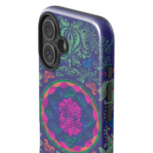 Ornate Swirls iPhone 16 Plus Impact Case