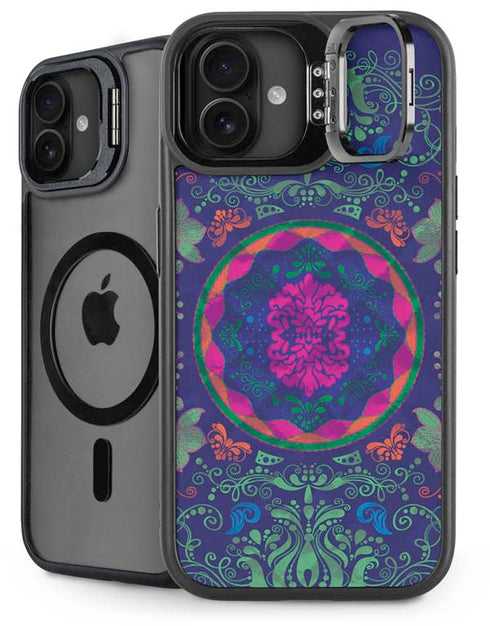 Ornate Swirls iPhone 16 Plus Kickstand Case
