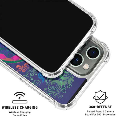 Ornate Swirls iPhone 16 Pro Clear Case
