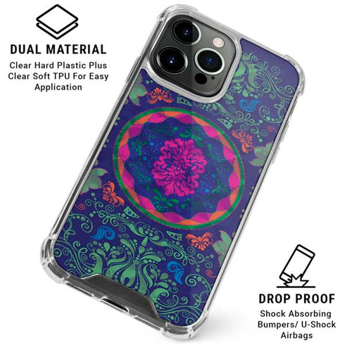Ornate Swirls iPhone 16 Pro Clear Case