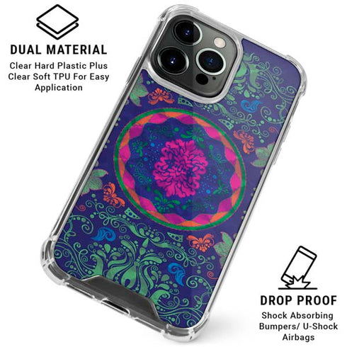 Ornate Swirls iPhone 16 Pro Max Clear Case